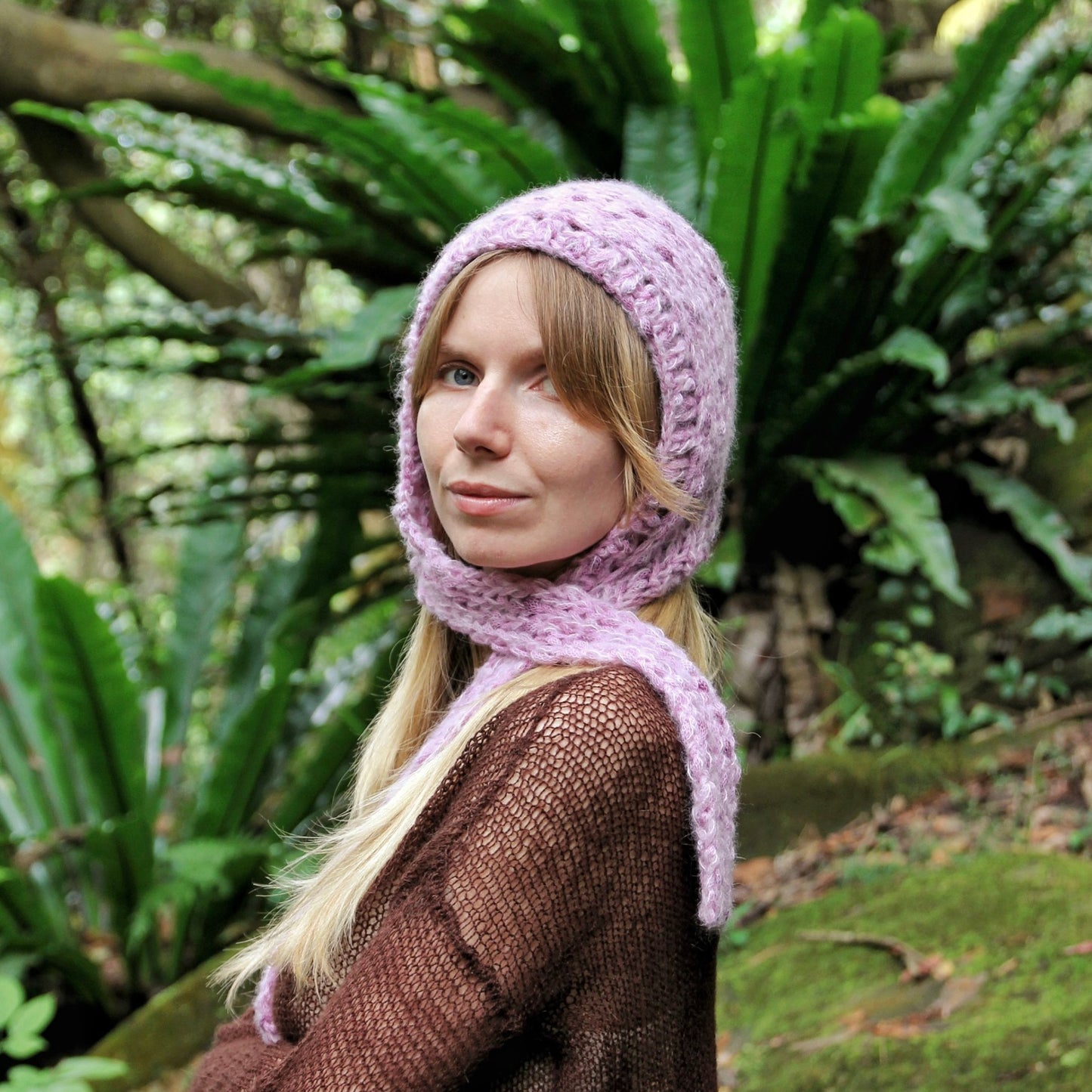 Hydrangea Knitted Bonnet