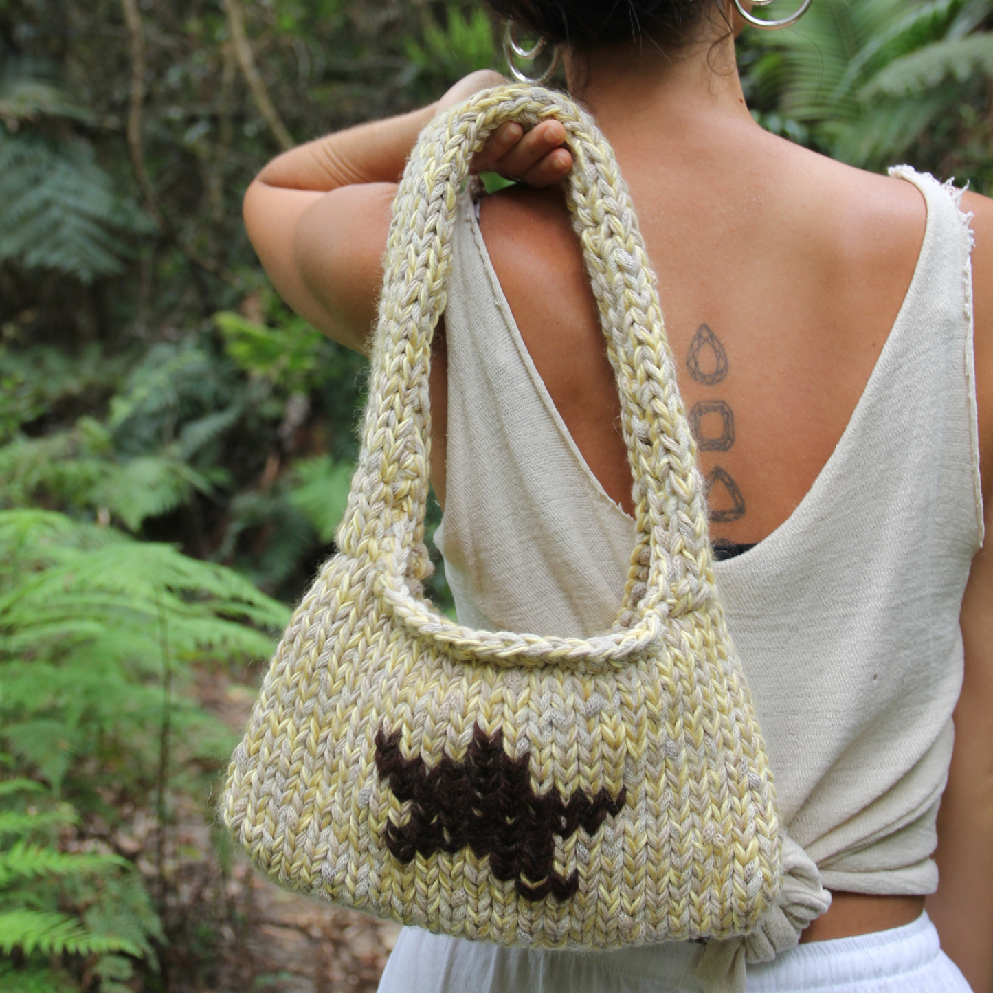 Starfish Knitted Bag