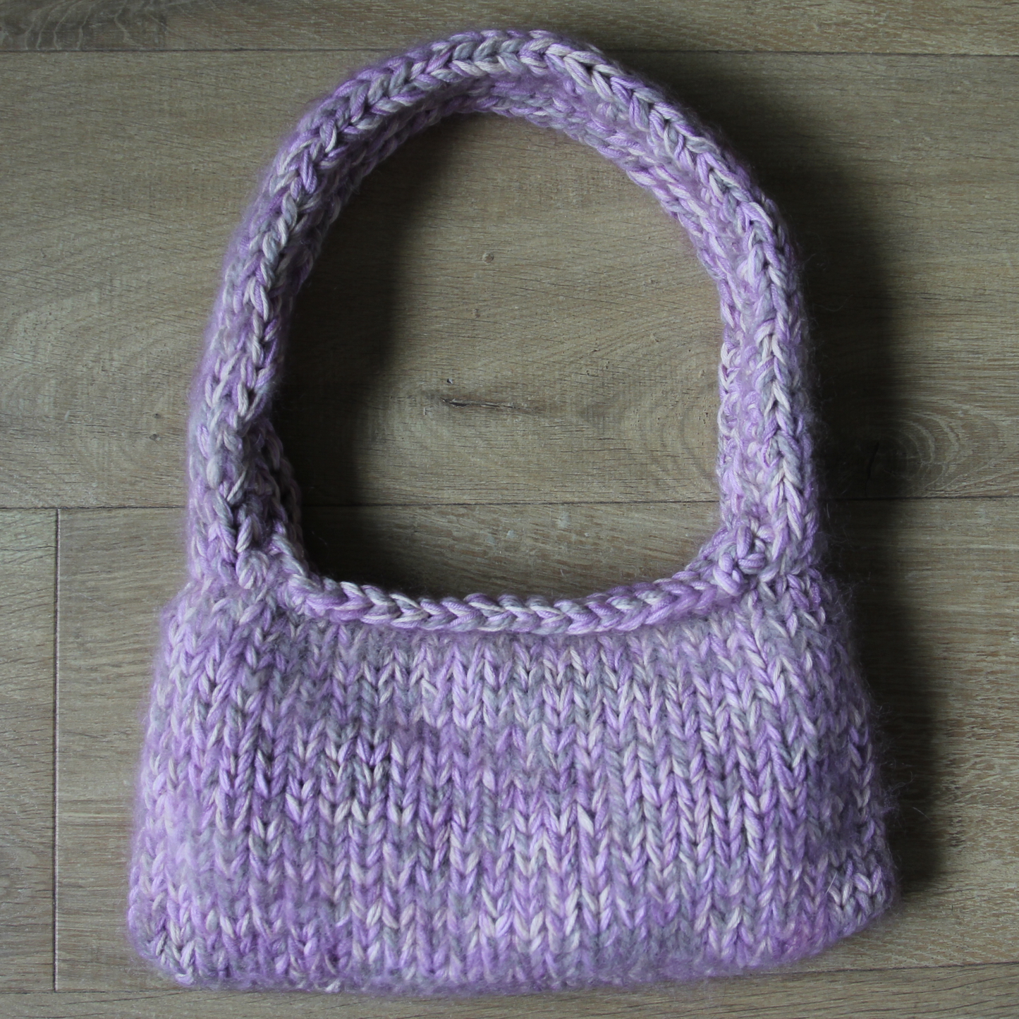 Heart Knitted Bag