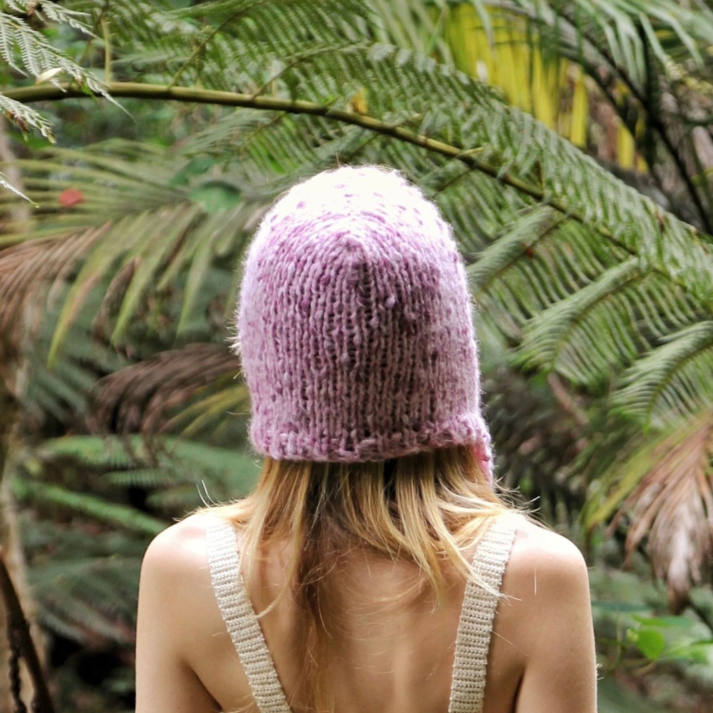 Hydrangea Knitted Bonnet
