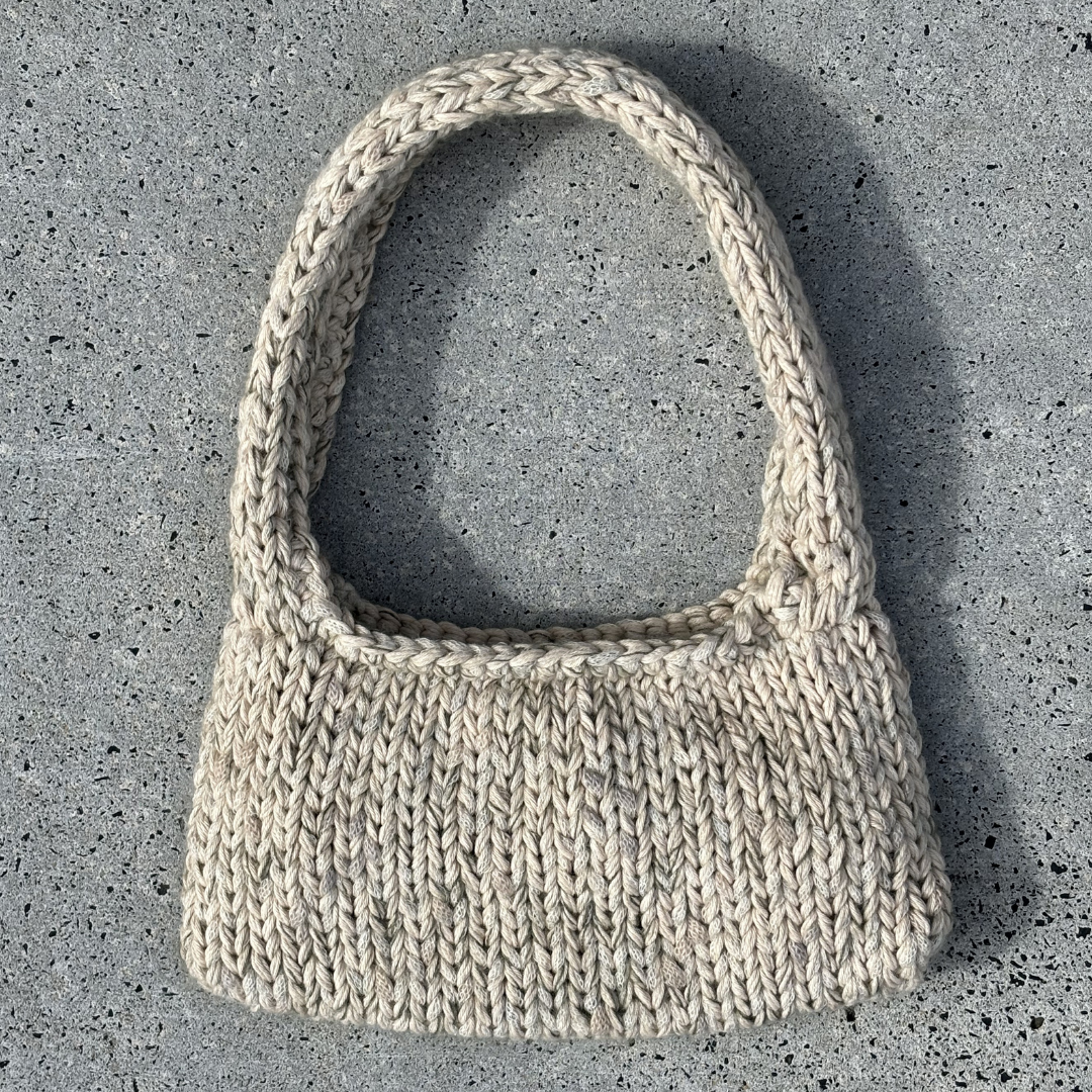 Cream Knitted Bag