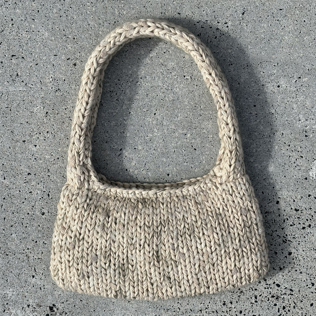 Cream Knitted Bag