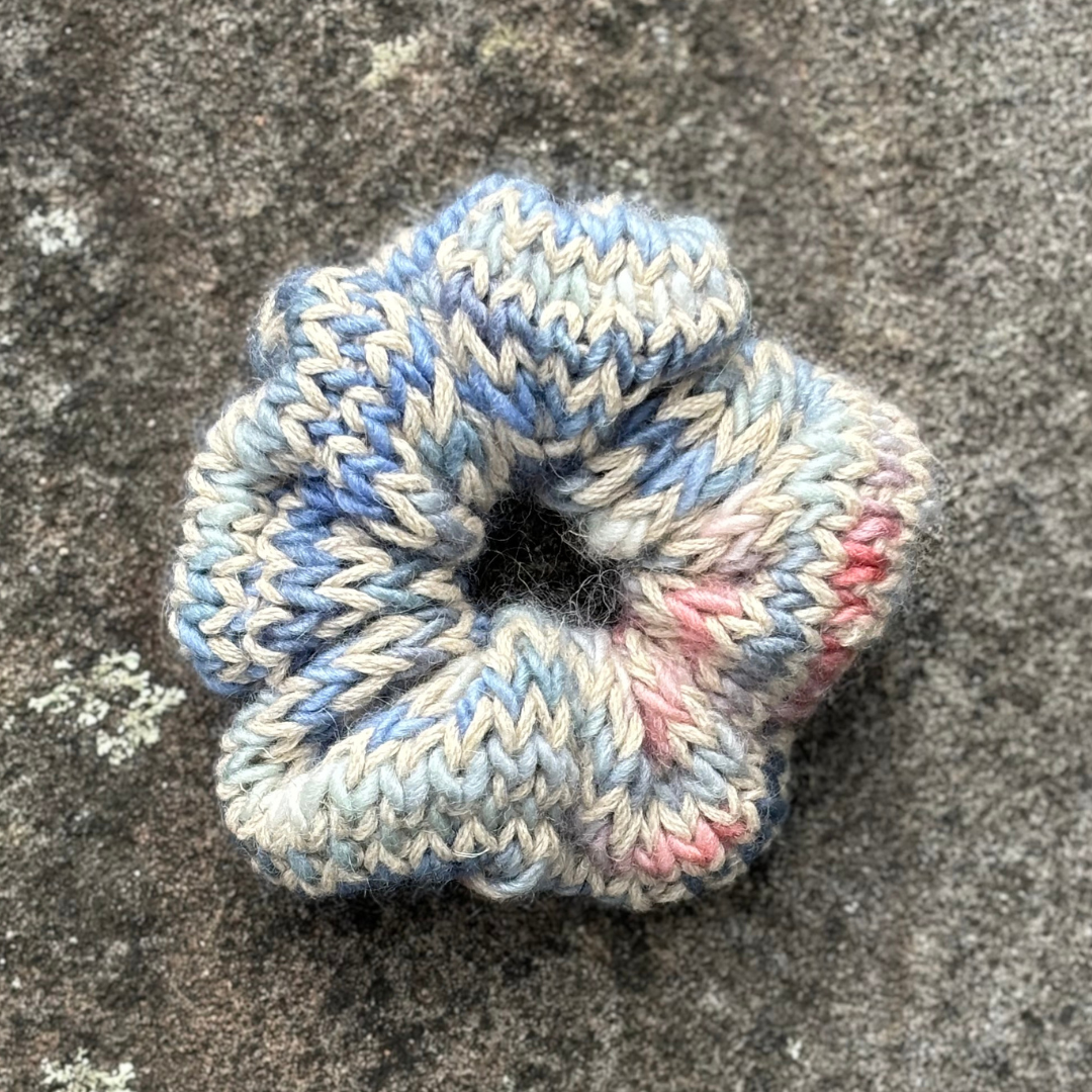 Sunrise Knitted Scrunchie